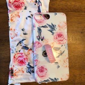 Floral loopy case for iPhone 8+